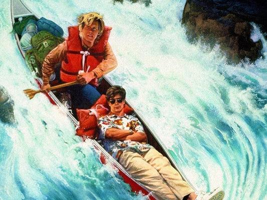 Rudy and Kevin Bacon go Backpacking