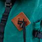 Juniper Green Waxed Canvas Everyday Carry Backpack, interior view