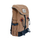 Waxed Tan Everyday Carry Backpack, side view
