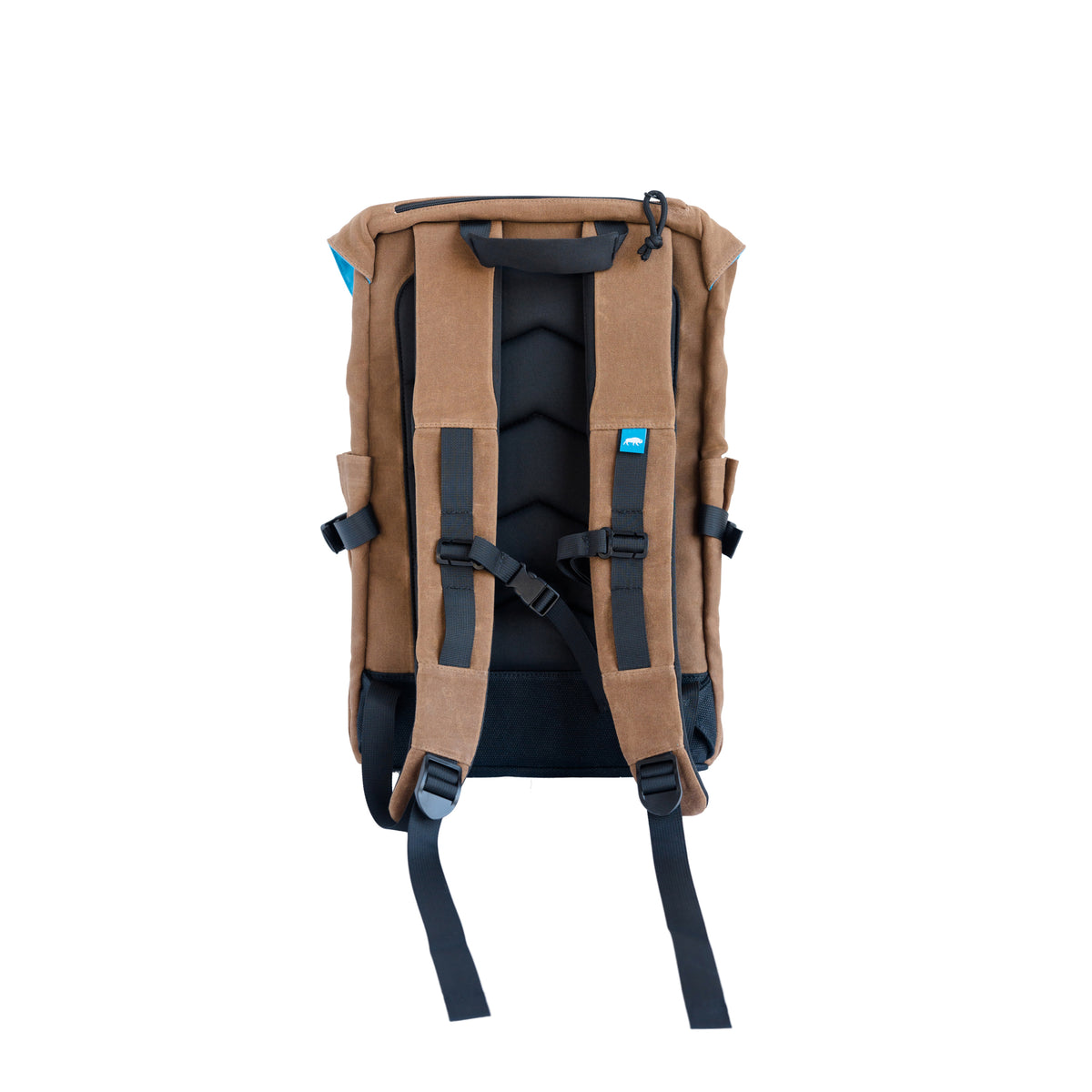 Closer view of the upper shoulder straps and neck area of the Everyday Carry Backpack