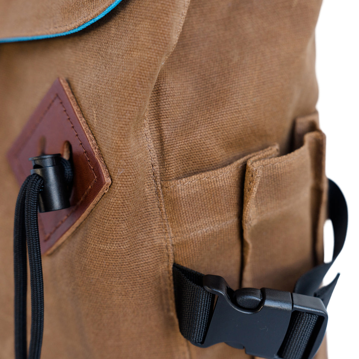 Waxed Tan Everyday Carry Backpack, product view