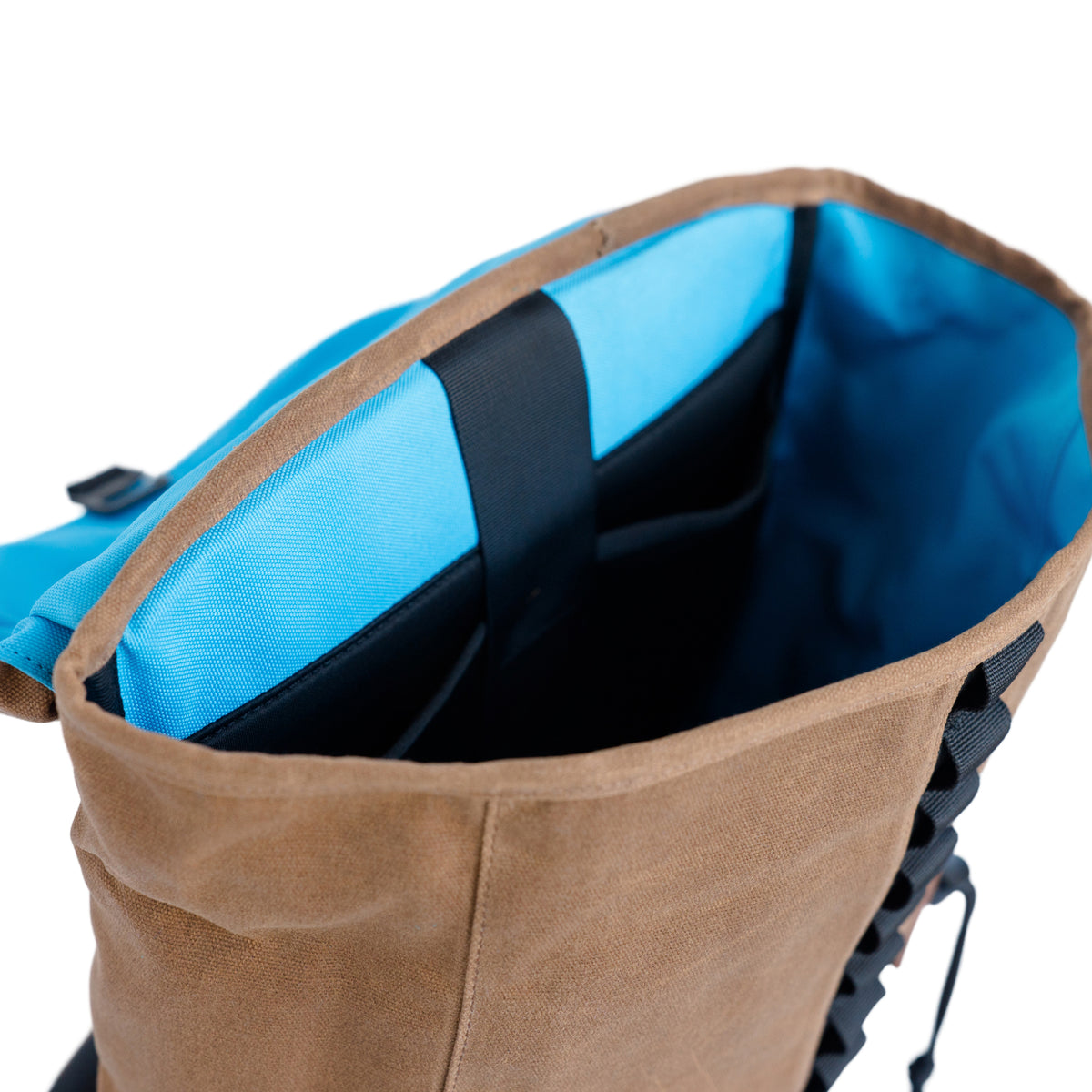 Waxed Tan Everyday Carry Backpack, product view