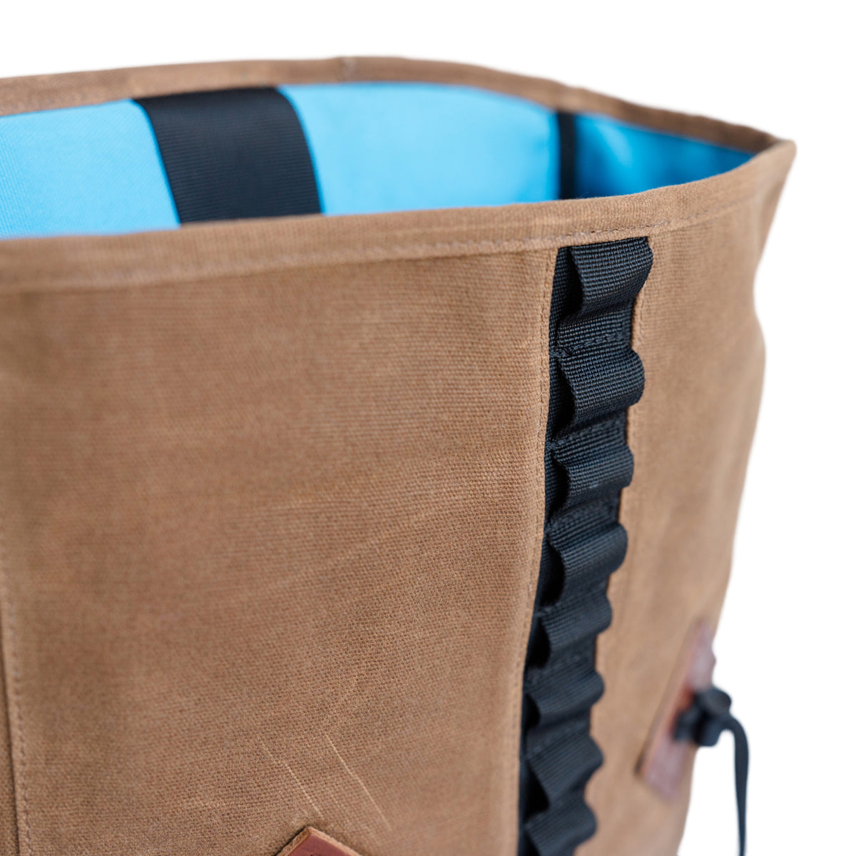 Waxed Tan Everyday Carry Backpack, product view